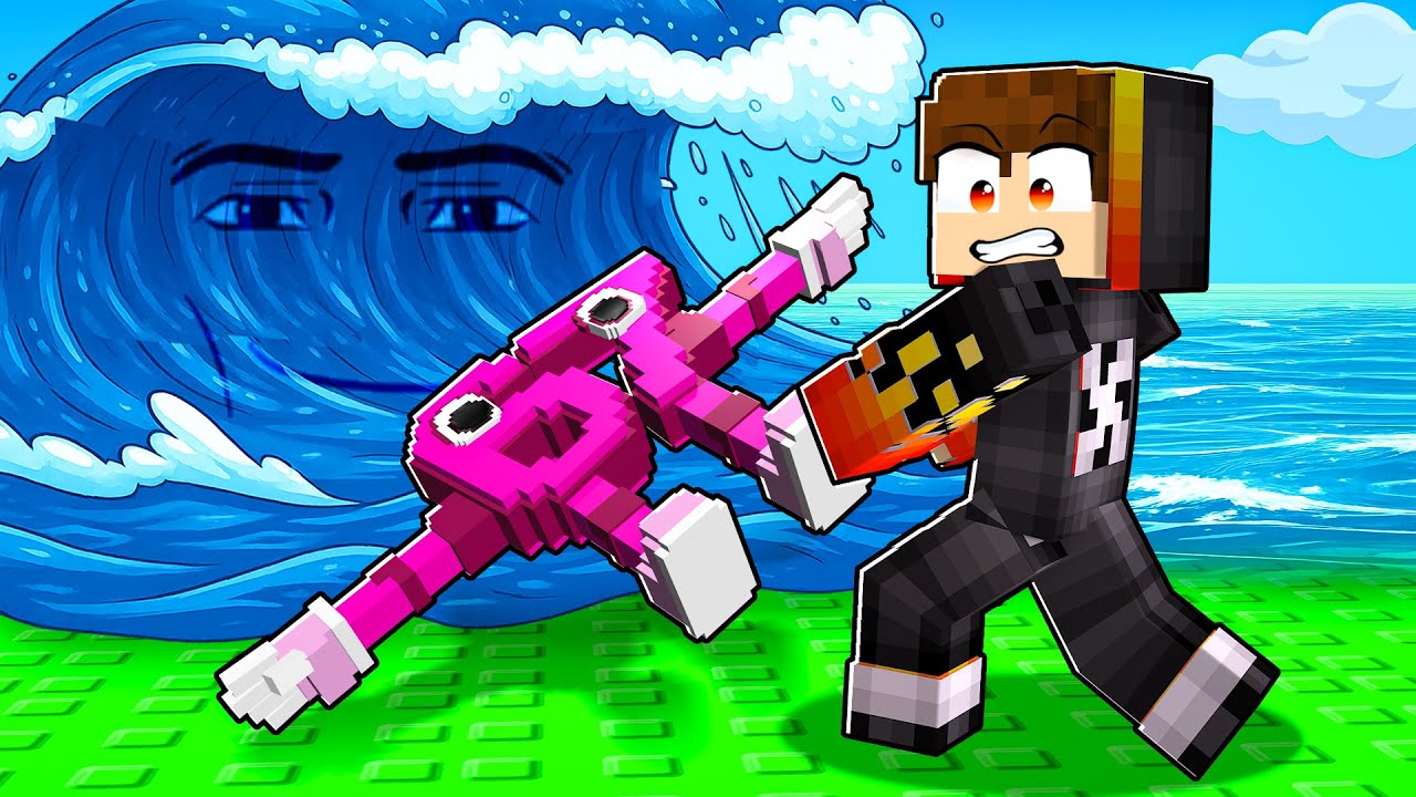 Saving BRAINROTS From BIGGEST Tsunami in Roblox!