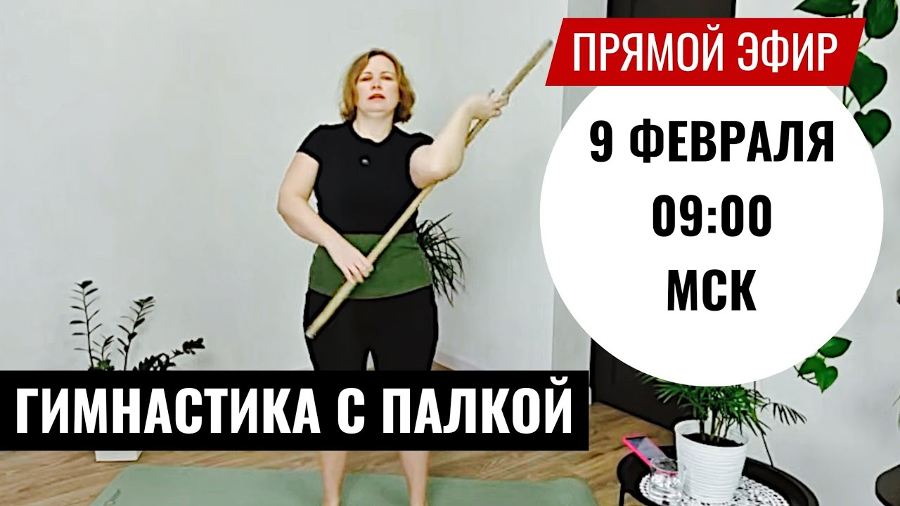 Гимнастика с палкой / Здоровье позвоночника и суставов / Гибкость и подвижность