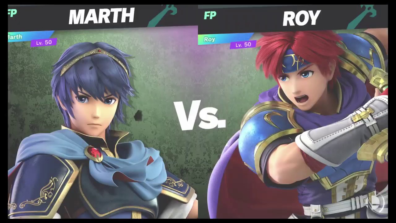 Super Smash Bros Ultimate Amiibo Fights Request #1725 Marth vs Roy