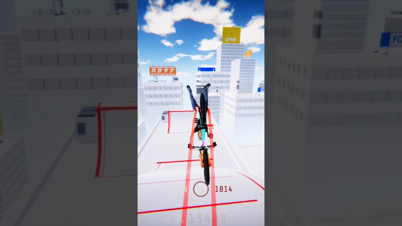 BEST Way To Get 5000 REP On The Desenders Mega Ramp! #descenders #gaming #bike #mountainbike