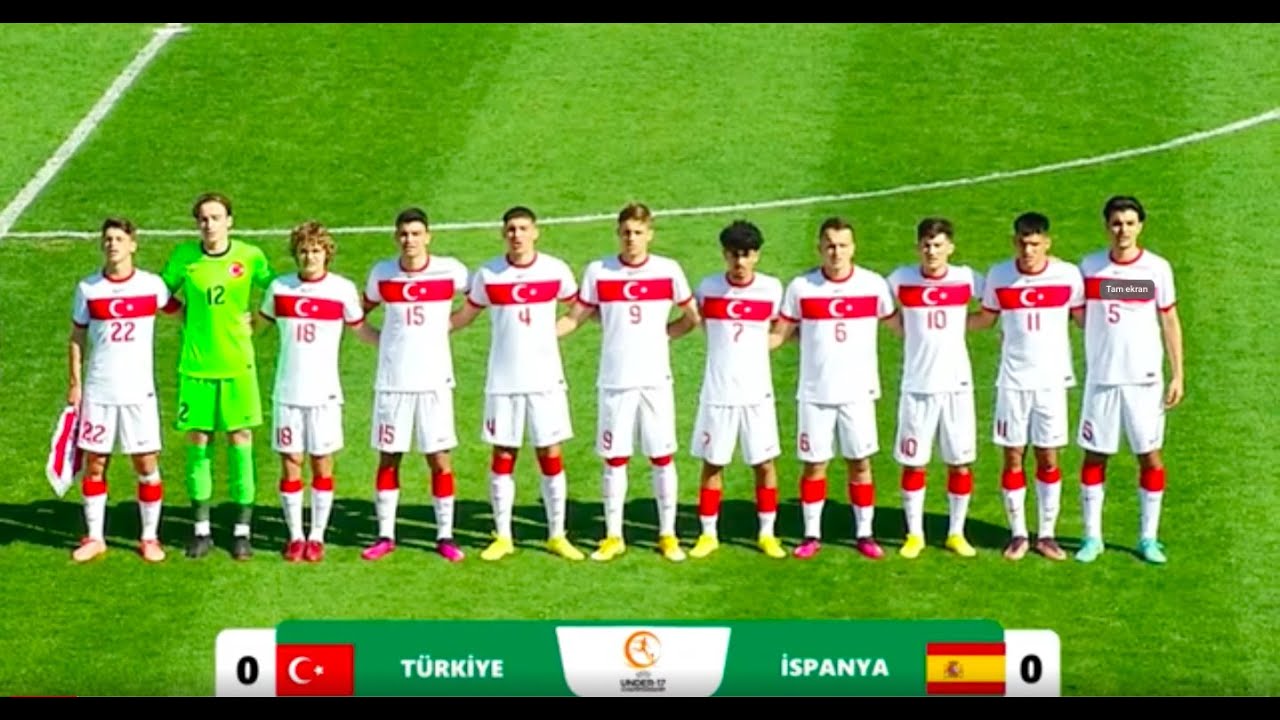 İspanya 1-1 Türkiye l UEFA Avrupa U17 Şampiyonası Elit Tur 4. Grup