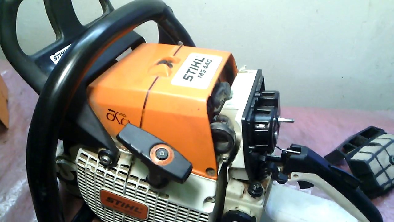 Не заводится бензопила Stihl ms 440.Ремонт карбюратора.Регулировка карбюратора