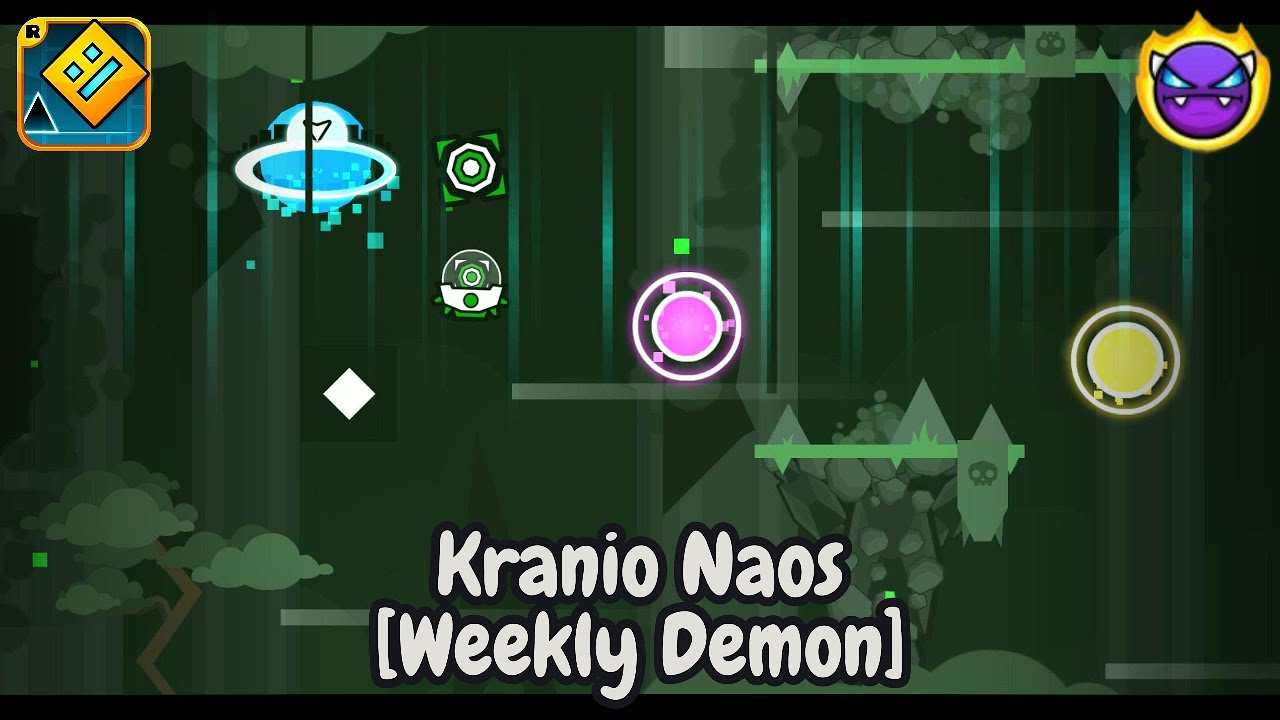 Kranio Naos By Zeniux [Weekly Demon] With Clicks - Geometry Dash