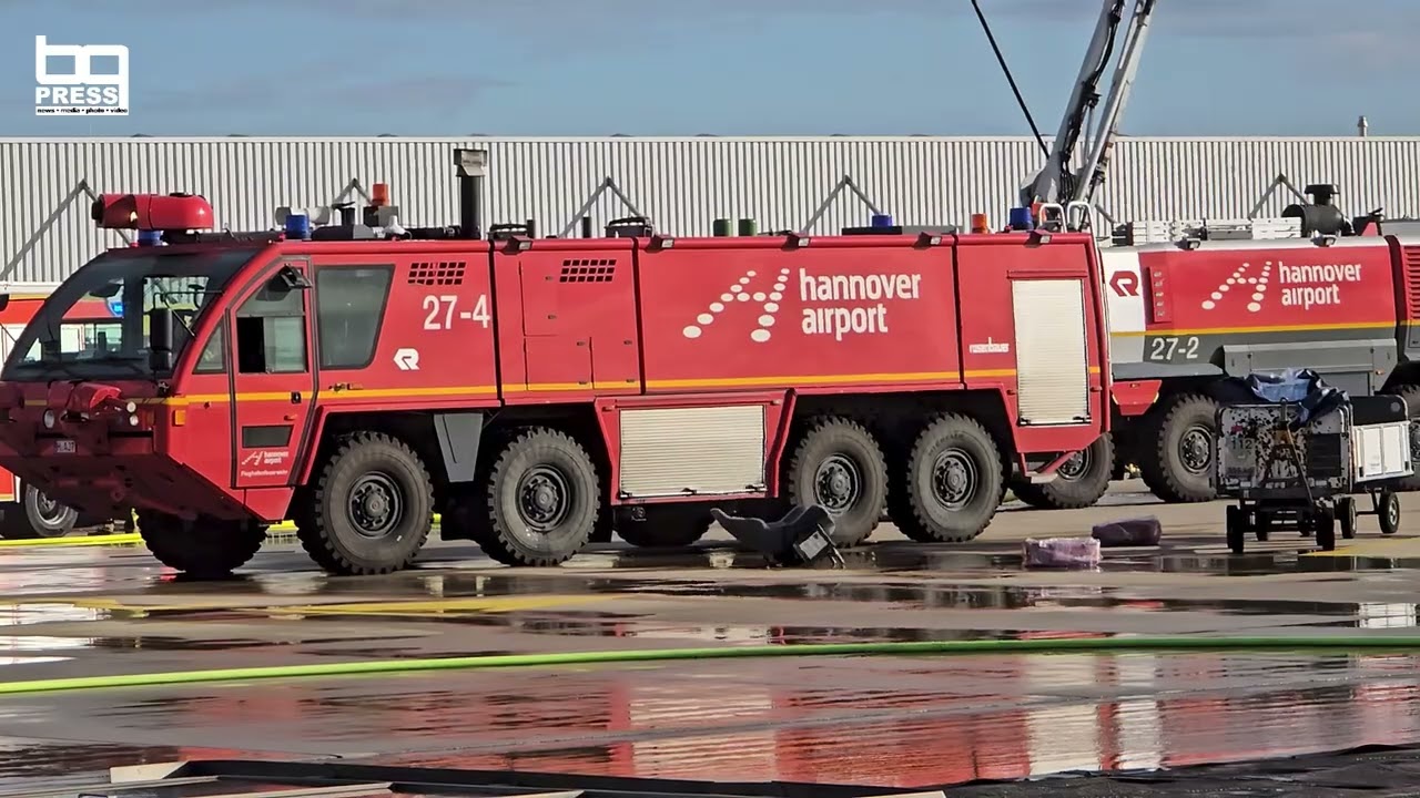 ICAO Notfallübung auf dem Airport Hannover (HAJ) 2024