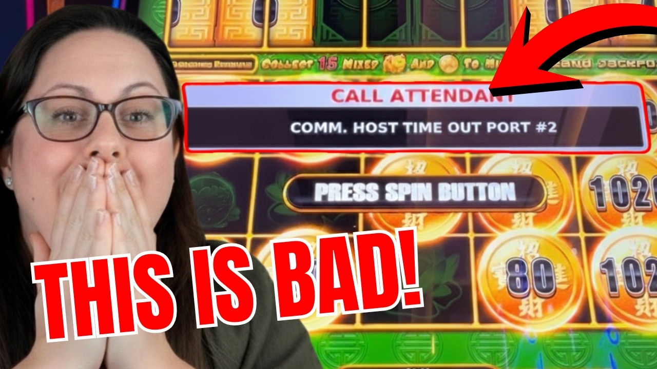 SLOT MACHINE ERROR! 😱 Did This Malfunction Just Cost Me a HUGE WIN?!