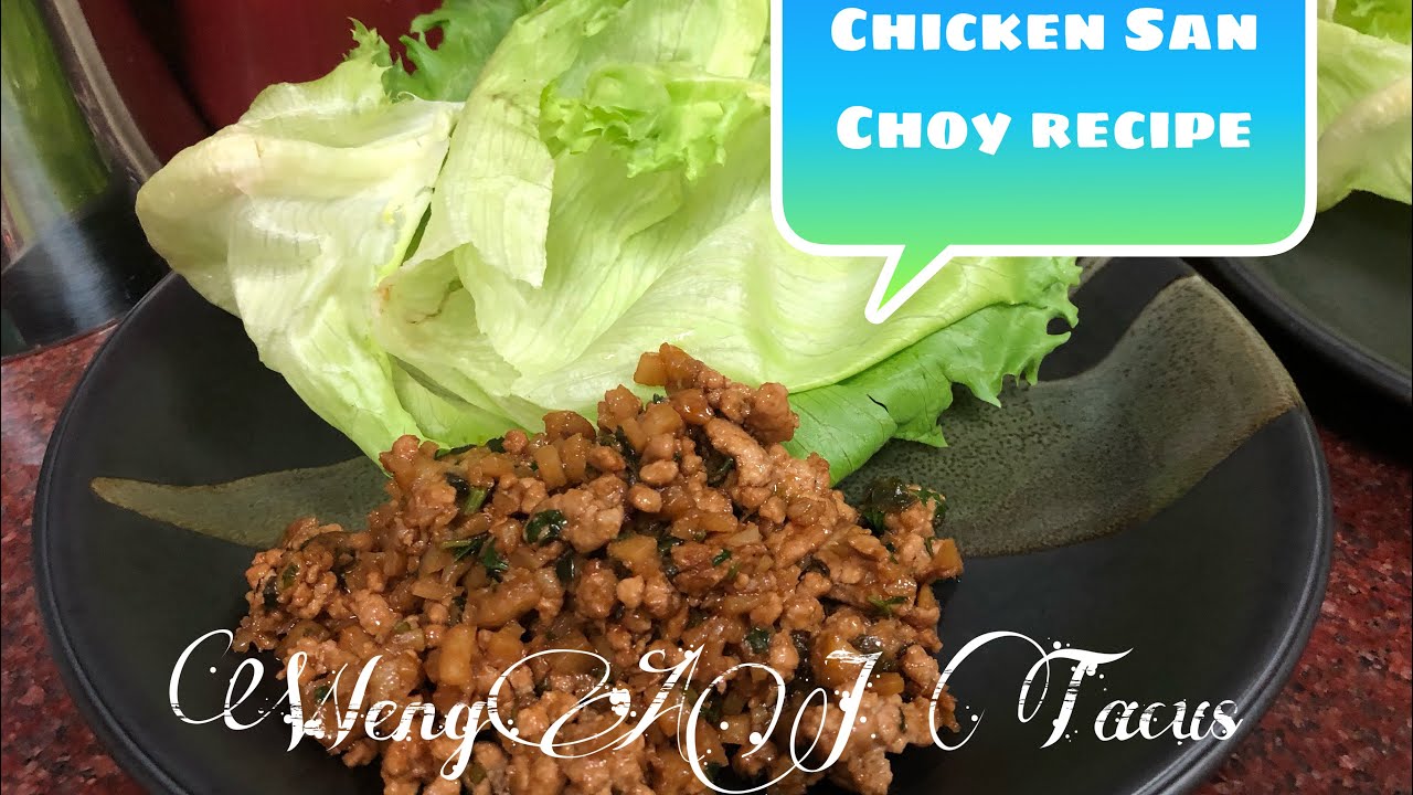 Chicken San Choy Bow