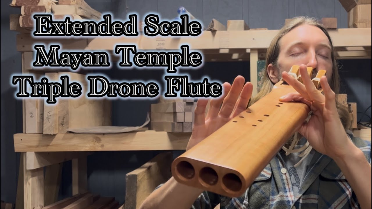 New!! Mayan Temple Extended Scale Triple Flute
