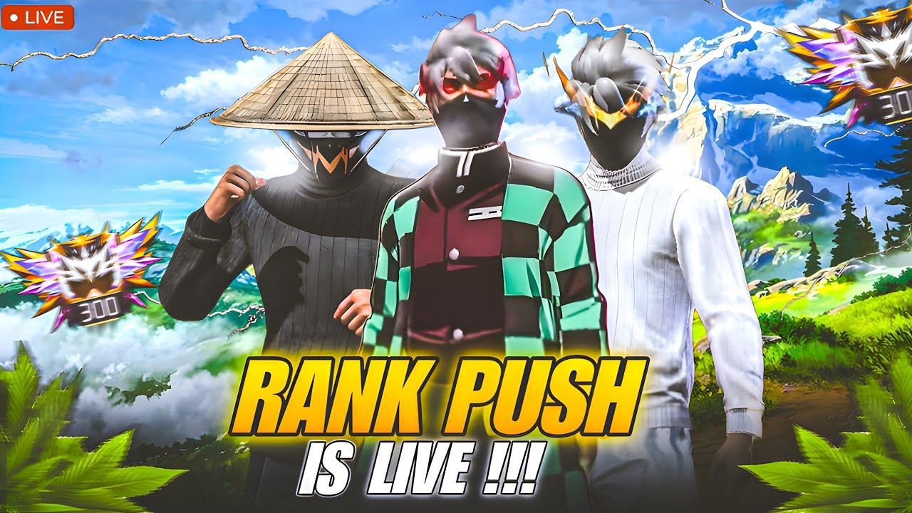 🔴[Live Free Fire New Rank Season Rank Push Live !! #shortlive