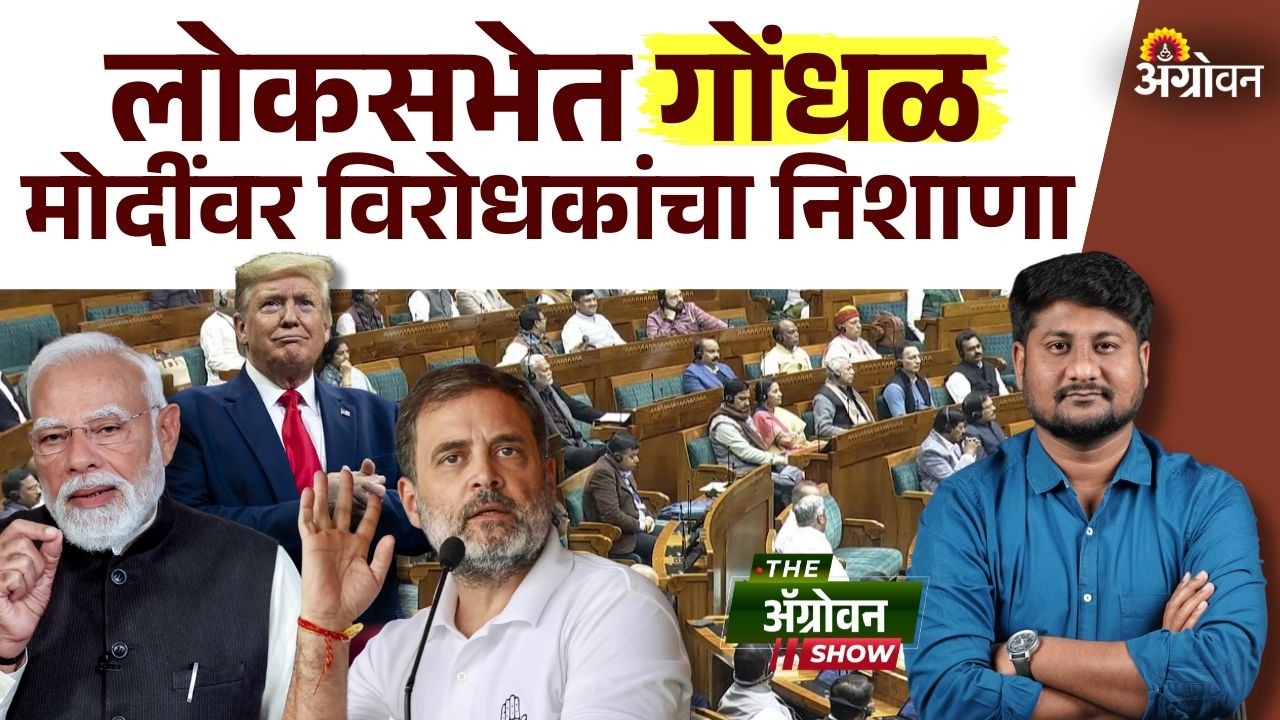 India-US Trade : अमेरिकाच्या आयातीने शेतकऱ्यांचे नुकसान होईल; विरोधकांनी व्यक्त केली भीती | Agrowon