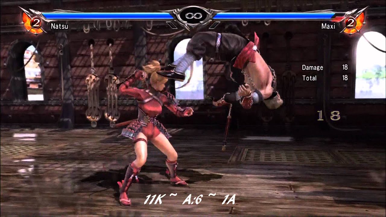 Soul Calibur 5: Natsu Combo Video