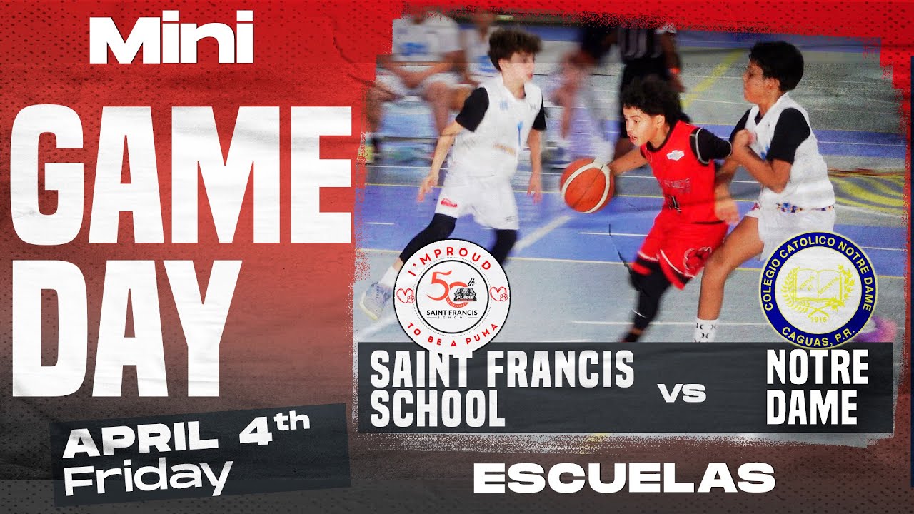 Saint Francis School 🆚 Notre Dame | Mini Masculino | Torneo de Escuelas | 4 abril 2025