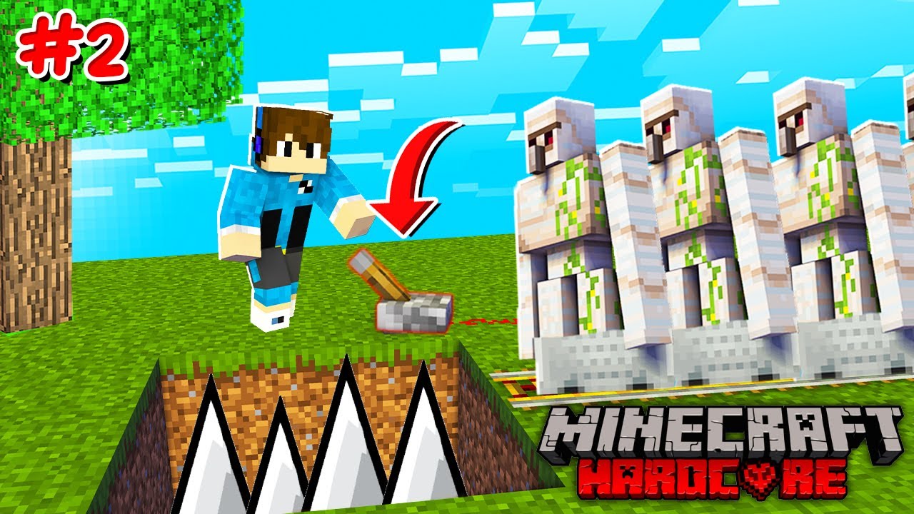 HARDCORE ep 2 : IRON FARM !!!! Minecraft | Malayalam |