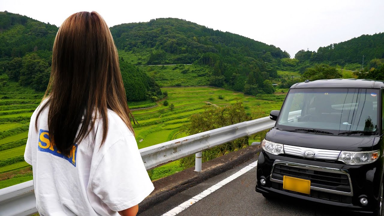 【2日目】タントで軽車中泊 [パワースポットと大自然に癒やされる]（ゆるキャン 日本の夏）