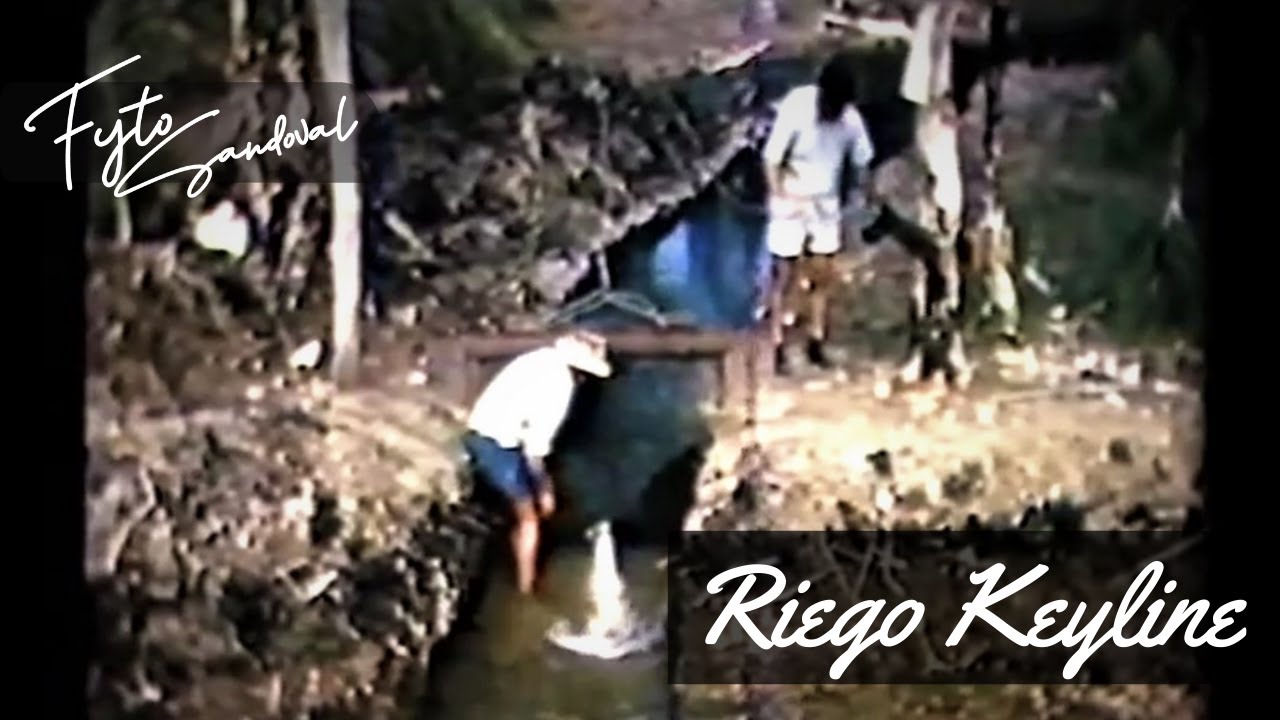 Riego a gran escala usando Keyline