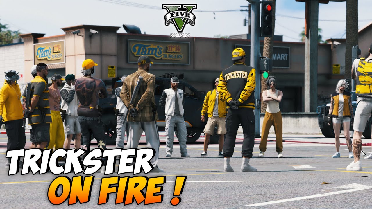 TRICKSTER ON FIRE ! SEMUA POLISI TURUN KE EASTSIDE ! - GTA V ROLEPLAY INDONESIA