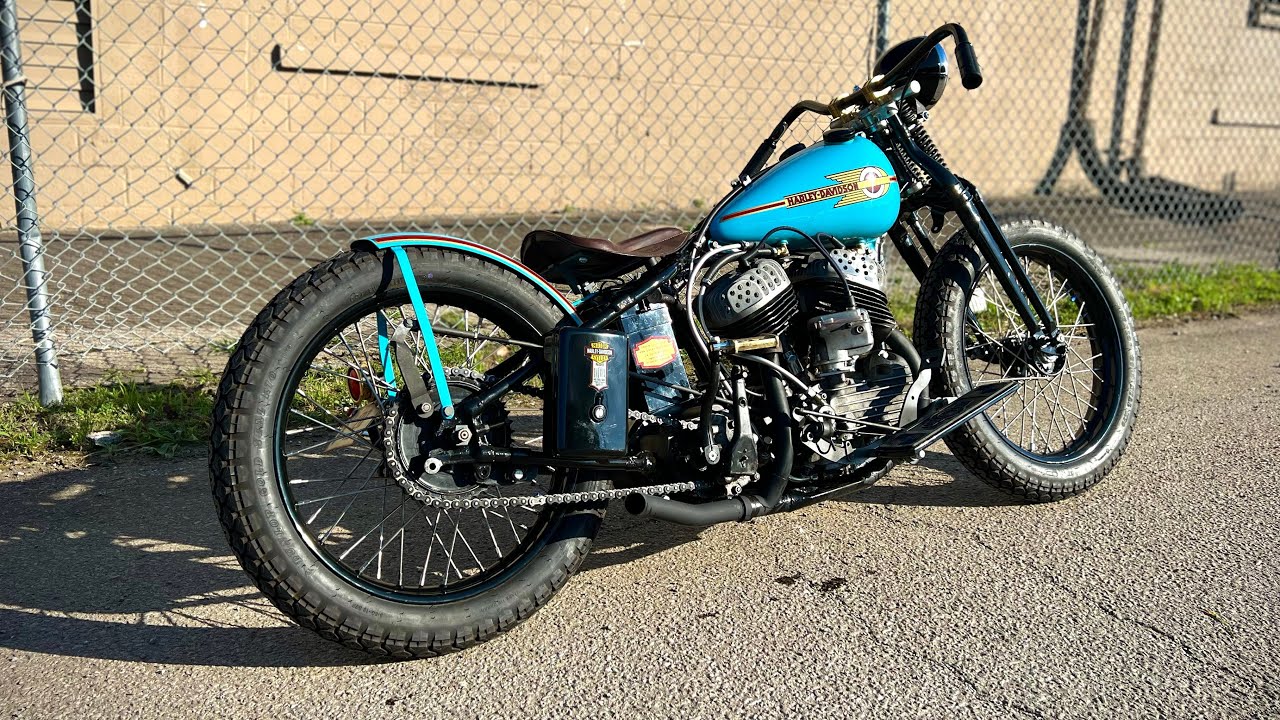 Billy Lane Street Legal Vintage Harley Flathead 45 Flattrack Racer Bobber Fabrication Tip Nashville