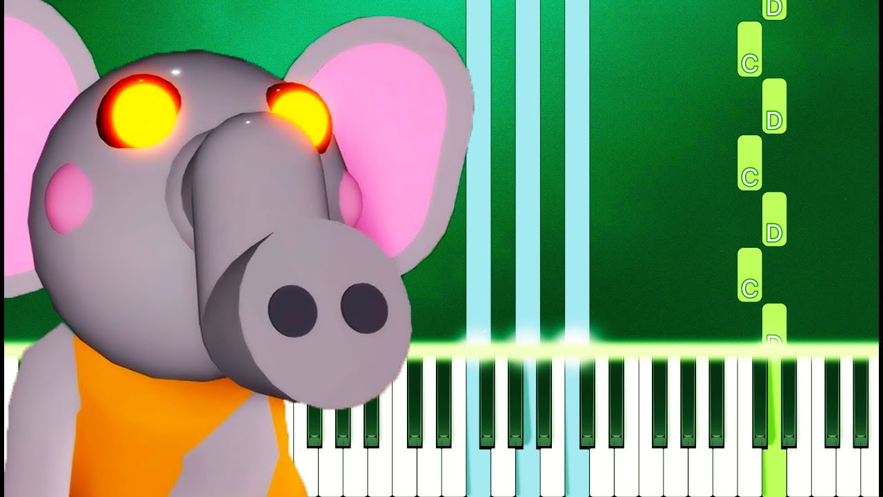 Piggy ROBLOX - Elly (Piano Tutorial Easy)