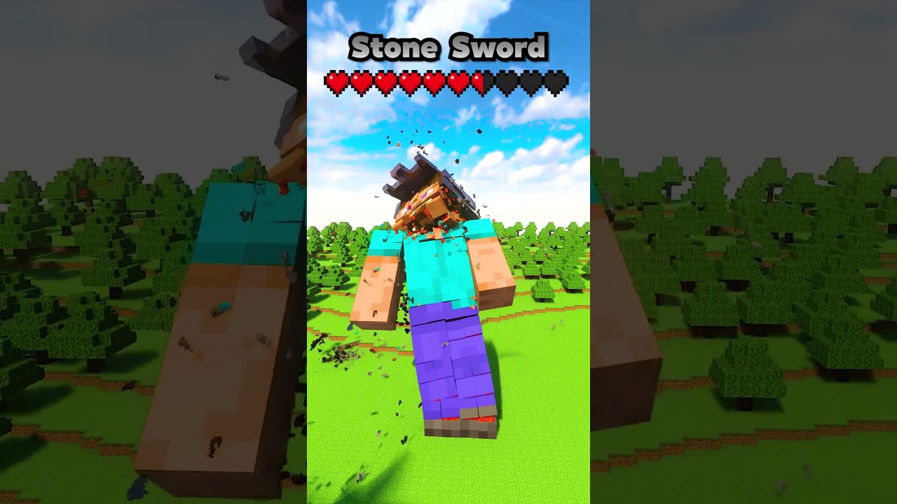 Upgrading Swords vs Giant Steve!