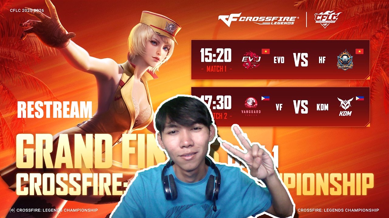 RESTREAM Tournament CrossFire: Legends Championship Semi Final !!!!!