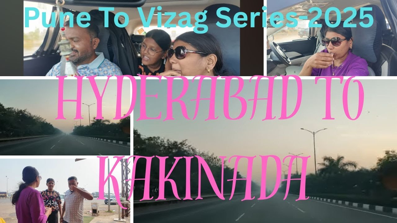 Pune To Visakhapatnam Series 2025 | Hyderabad to Kakinada Day-02 | Mahindra 3XO | Family Road Trip