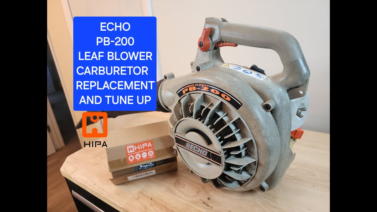 Замена и настройка карбюратора воздуходувки Echo PB-200
