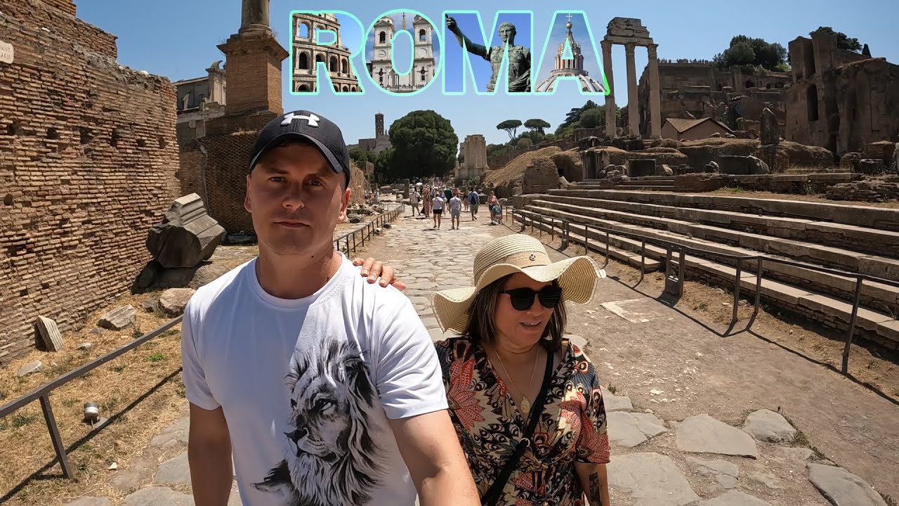 Walking through city ruins of ancient Rome #travel #italy #irl