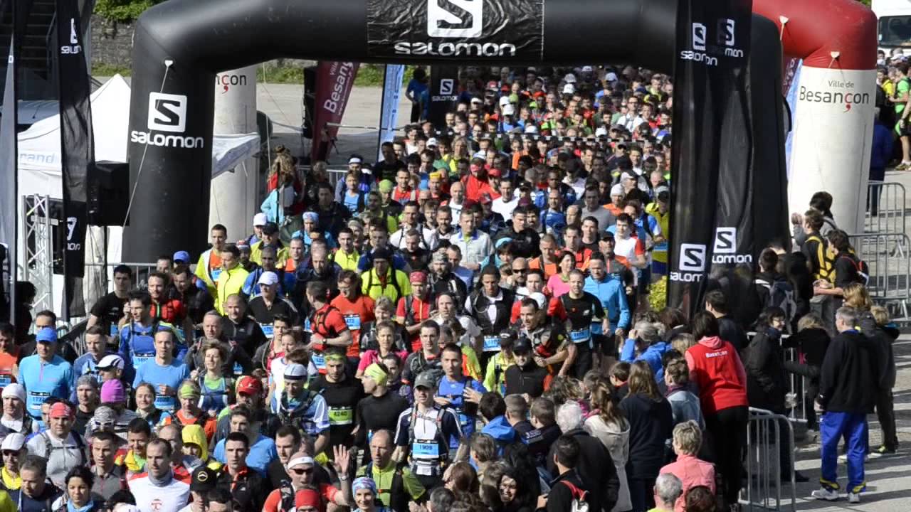 Trail des Forts 2014, Besançon,Départ du 27 kms