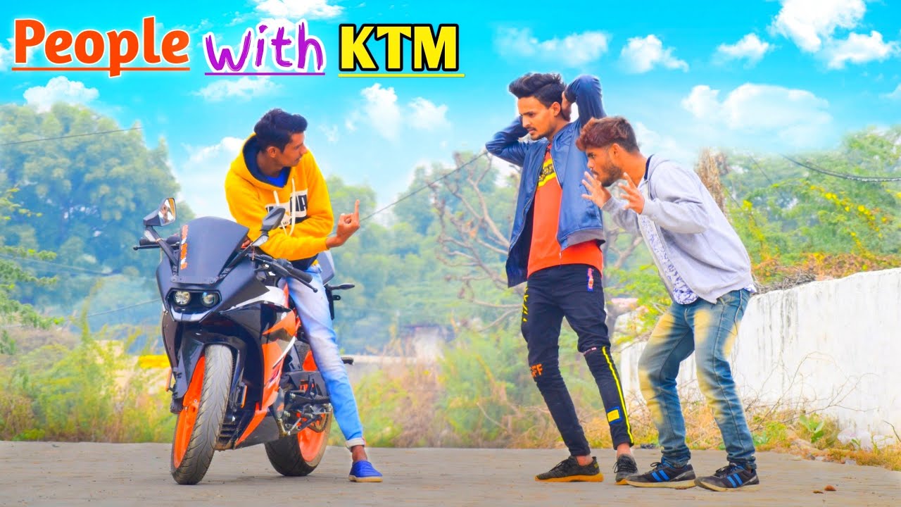 People With KTM | KTM Lovers Special Video | Comedy | Only Indian Fun
