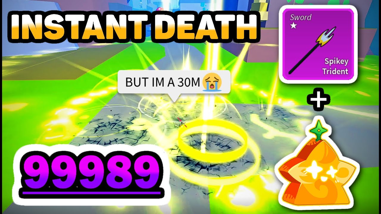 Light Fruit + Spikey Trident Can ONE SHOT 30M BOUNTY (Bloxfruits)...