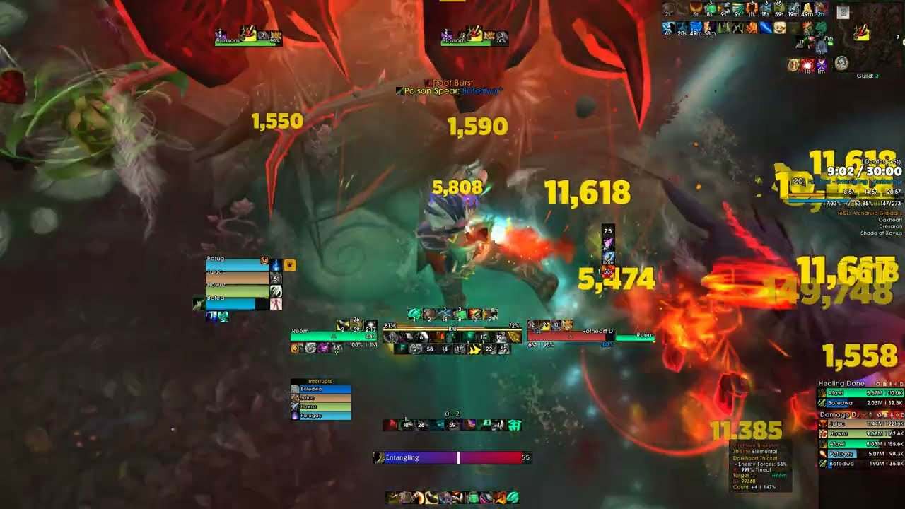 Brewmaster Monk Tank POV Darkheart Thicket Mythic +20 | Fortified Entangling Bolstering S3
