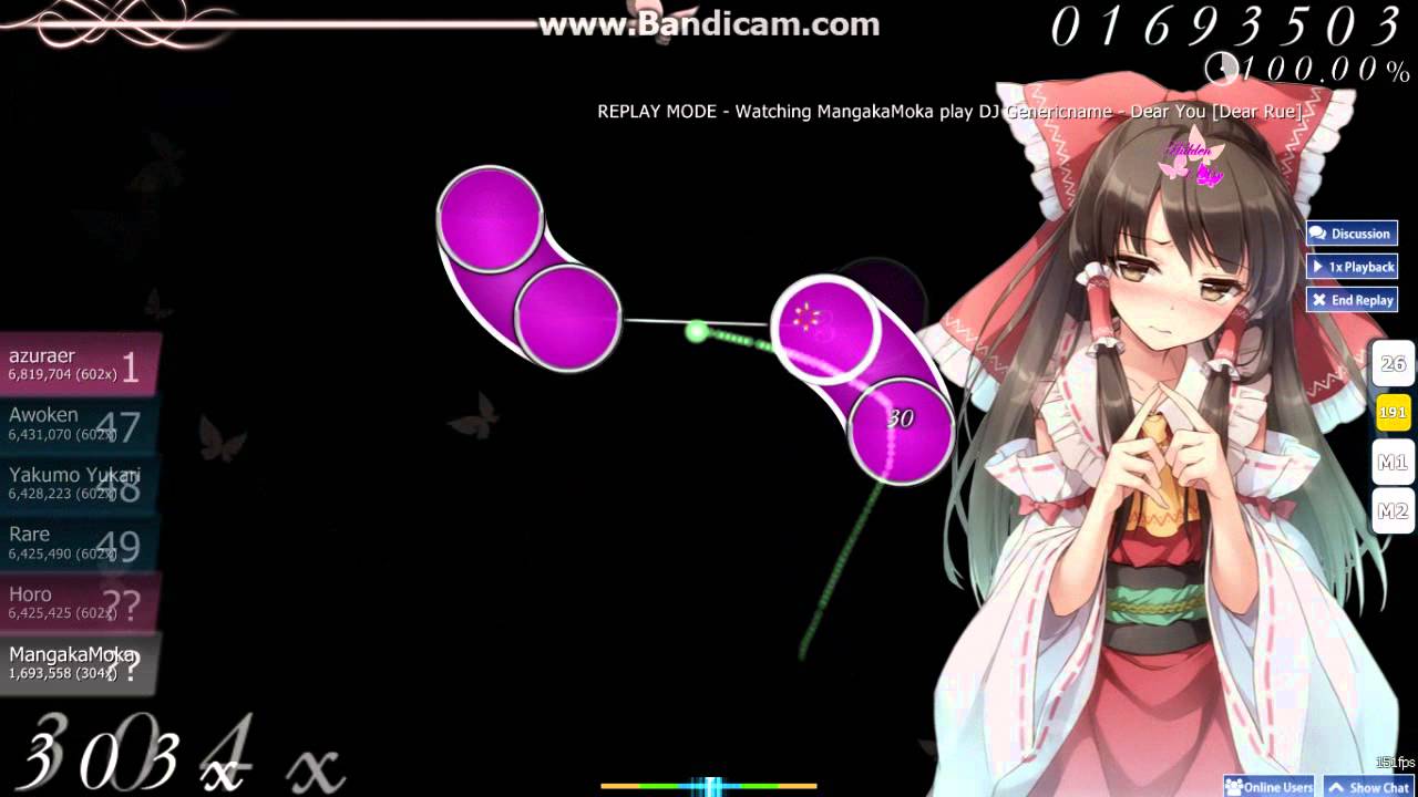 osu! - New skin + DJ Genericname - Dear You [Dear Rue] - (+HD) SS 100%