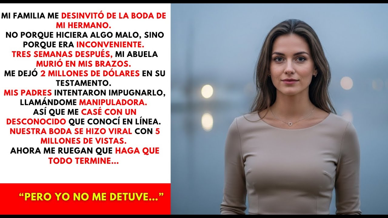 Me vetaron de la boda de mi hermano; me casé con un extraño y se hizo viral.
