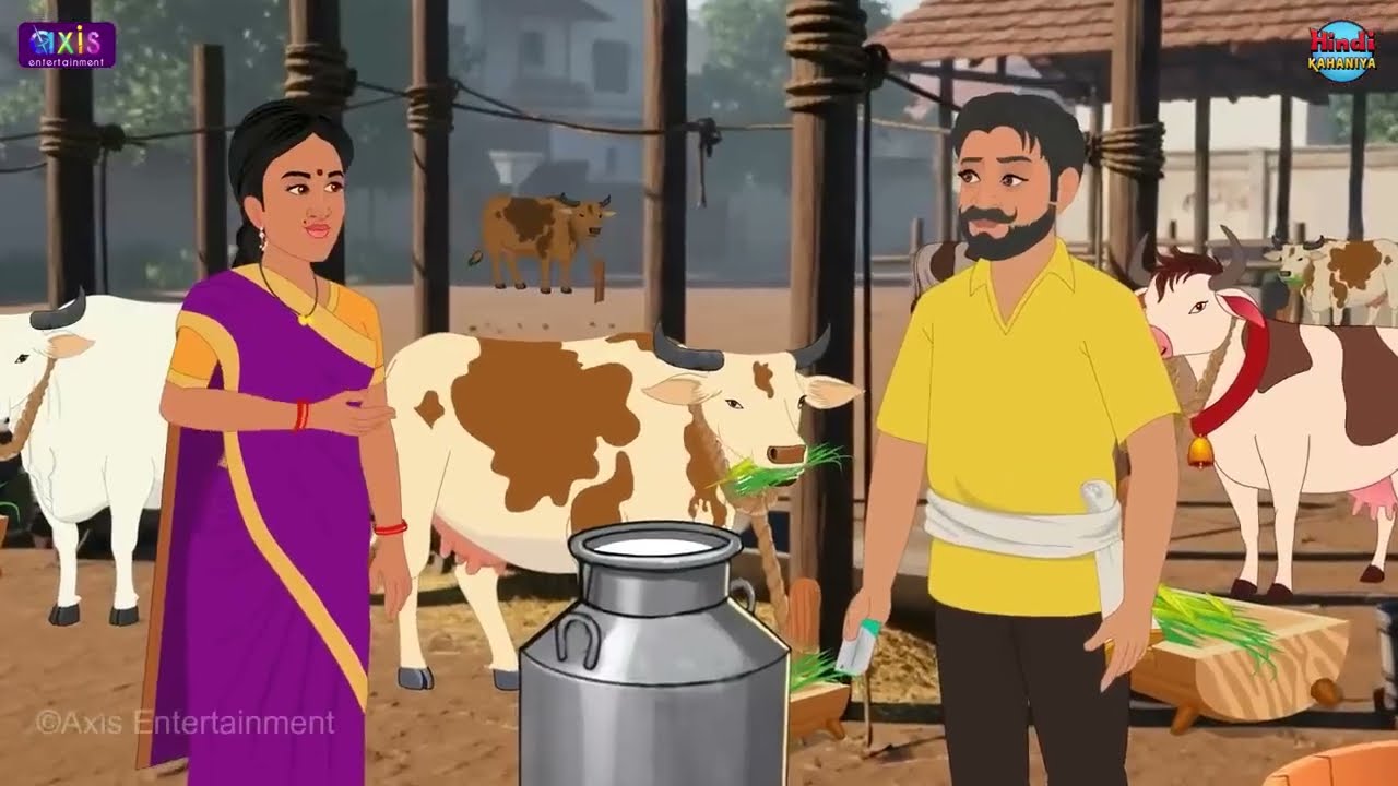 लालची दूध वाला 
