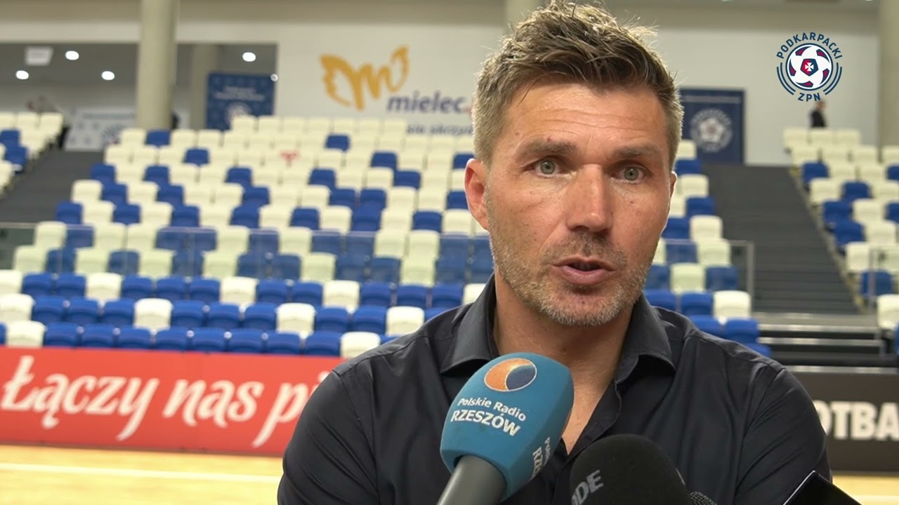 Błażej Korczyński, trener reprezentacji Polski po wygranym 7:2 meczu z Belgią w Mielcu | 6.10.2023