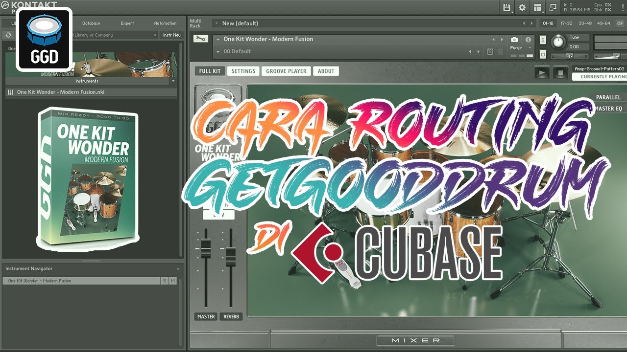 Cara Routing GetGood Drum di Cubase | Indonesia Version