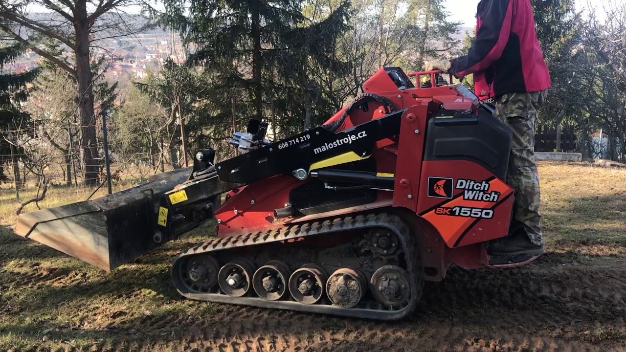 Malostroje.cz | Pásový nakladač Ditch Witch SK1550