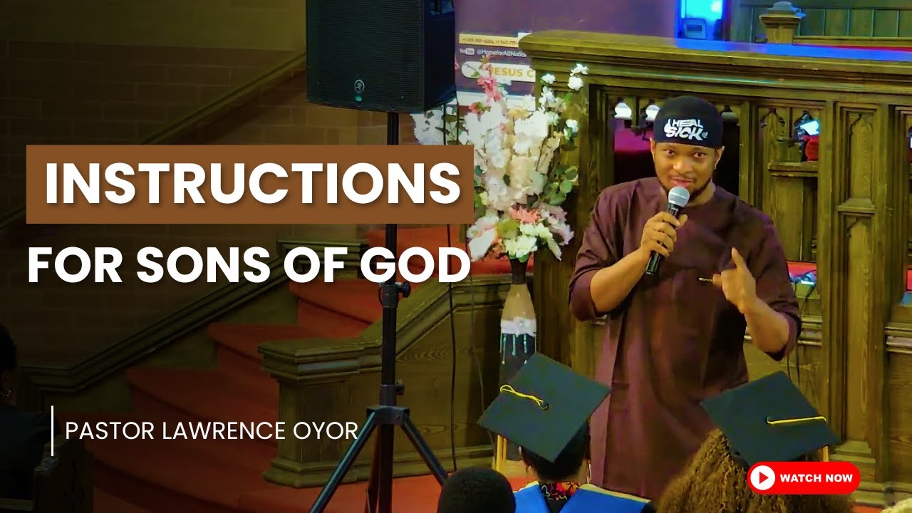Instructions by Pastor Lawrence Oyor