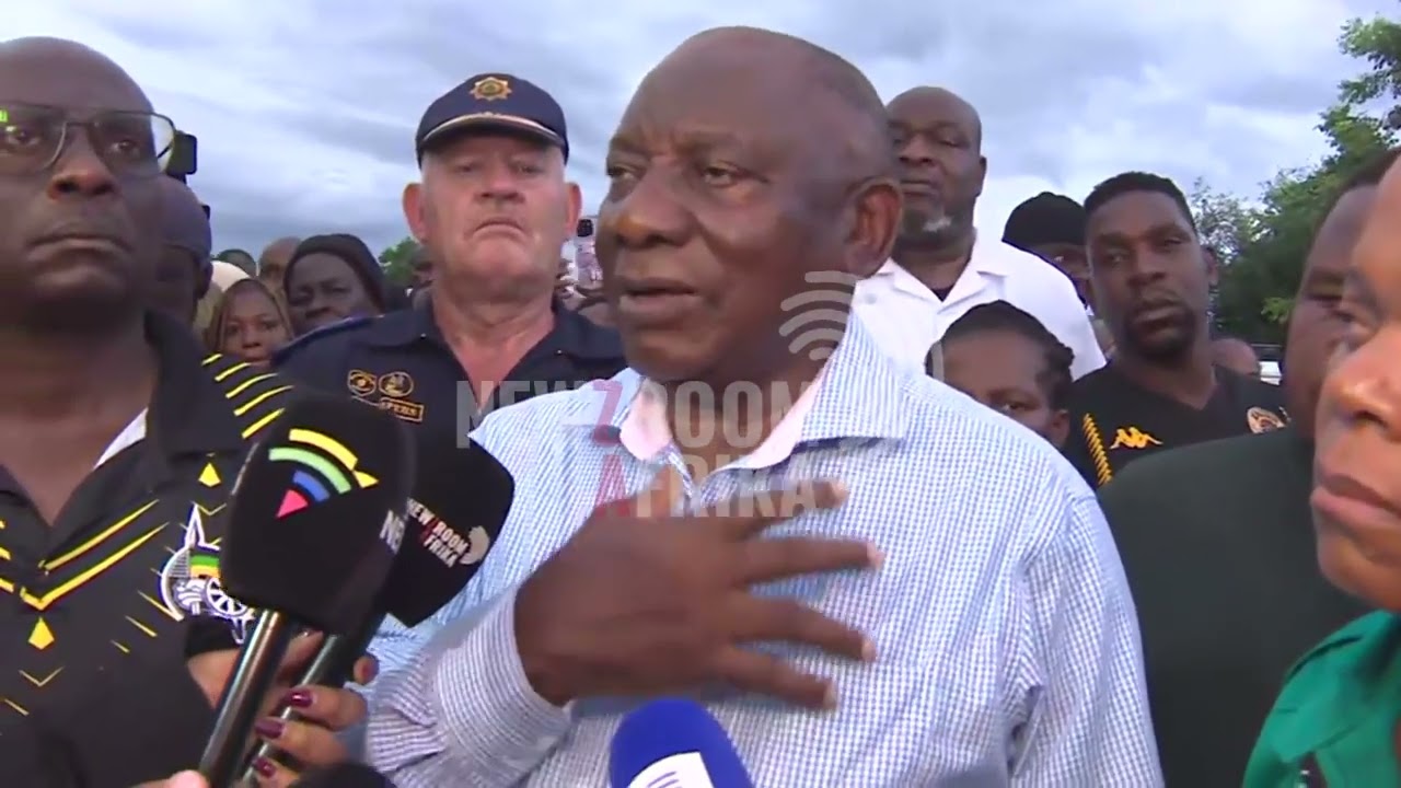 Ramaphosa visits flood-hit areas