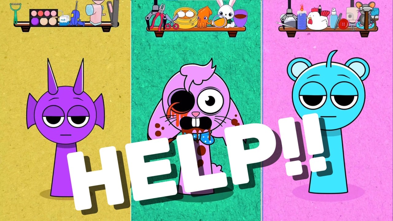 INCREDIBLE SPRUNKI HELP! | Tiles Hop EDM Rush