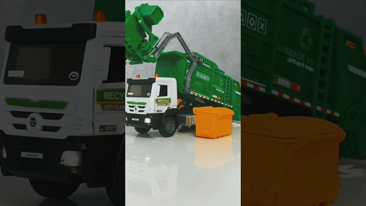 Recycle Truck ♻️ #tractor #rktractors #toys #minitractor #shortvideo #recycle
