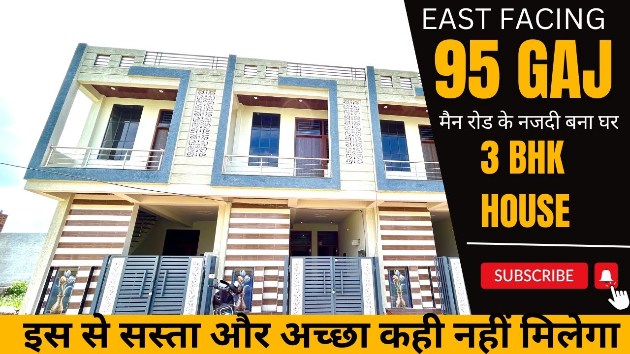 95 Gaj 3 BHK Semiduplex house for sale |#RB1009