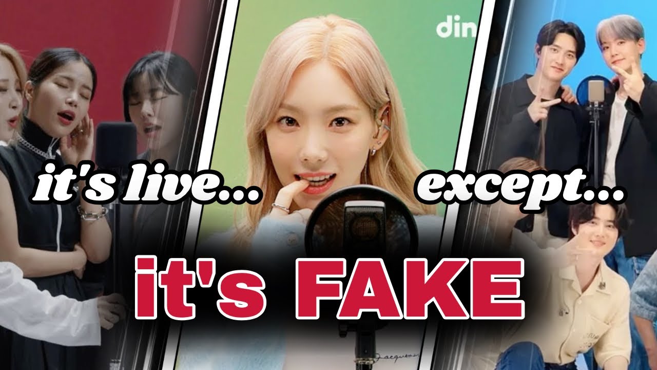 Грустное редактирование живого вокала в K-pop