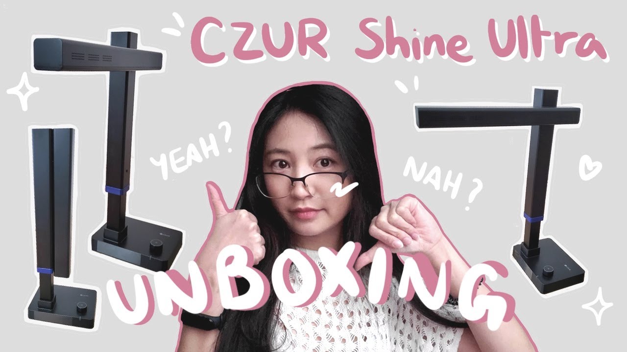 CZUR Shine Ultra book Scanner unboxing & review 🎥📚