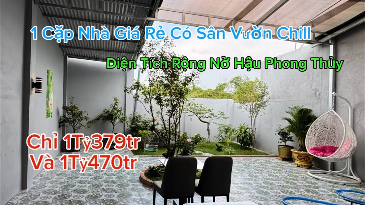 (MS98)2 CănNhà Mới Chính Chủ Nở Hậu/Có Sân Vườn Được Hạ Giá Hơn 100tr/ Chỉ 1Tỷ379 Và 1Tỷ470tr