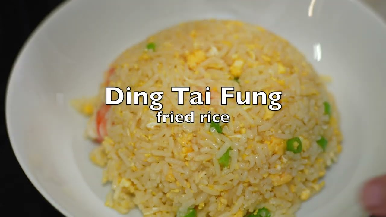 How to make Ding Tai Fung fried rice at home easily