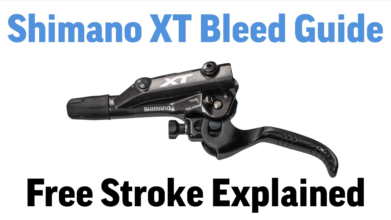 Руководство по прокачке тормозов Shimano XT M8000 M8100 для начинающих. Свободный ход подробно об...