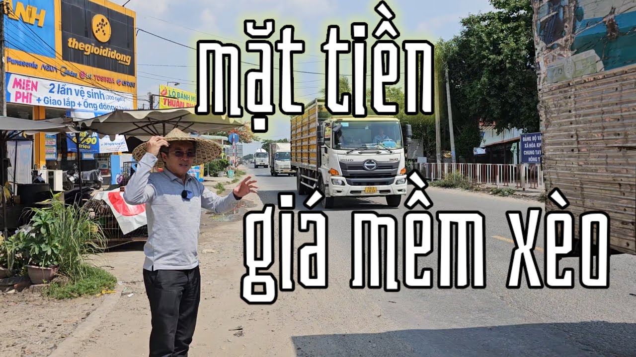 Giảm nửa giá lô đất Mtiền QL N2 35x50 sát chợ Hòa Khánh Đức Hòa Long An Chủ vẫn lo khó có người thuê