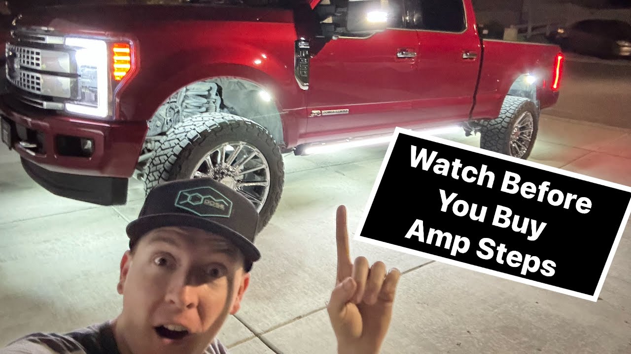 Boost Auto M2 Lumastep Automatic Light up Running Boards | 2017 6.7 Powerstroke Build