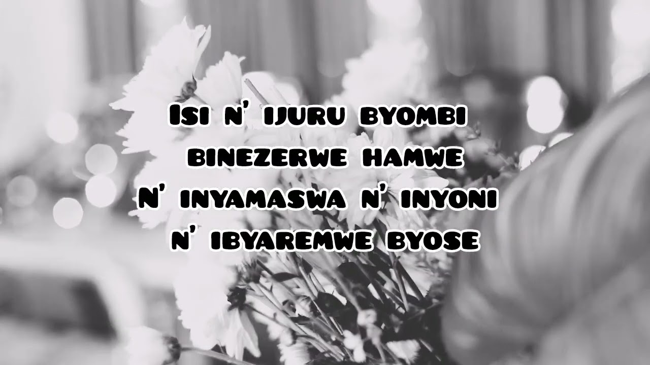 iNDIRIMBO YA 15 MU GUSHIMISHA: Nimushime izina ryiza
