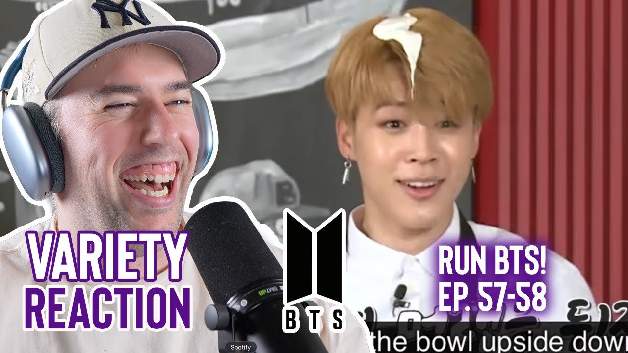 BTS Reaction - Post Dive Variety - Run BTS! (Ep 57 & 58)
